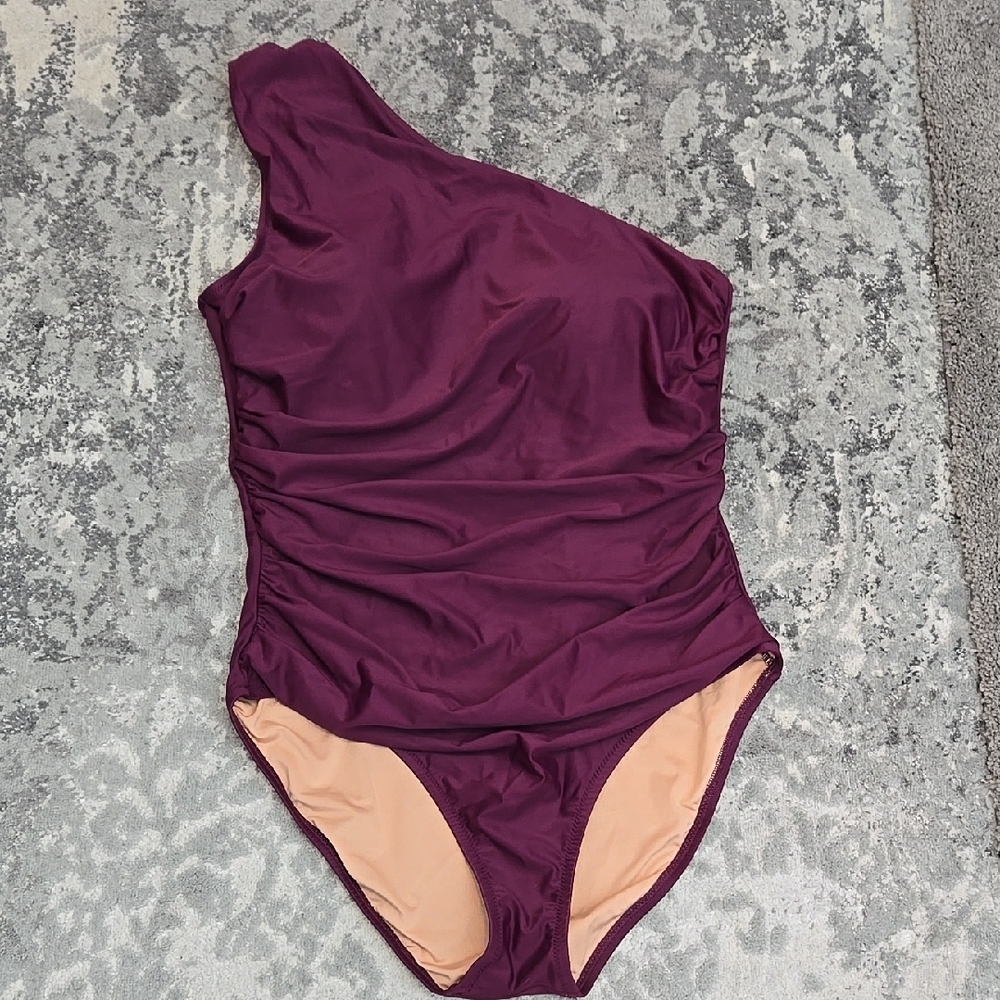 J Crew Maroon Bathing Suit